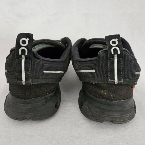 On Running Cloud Waterproof Sneakers Black - Size US 7 - Picture 3 of 9